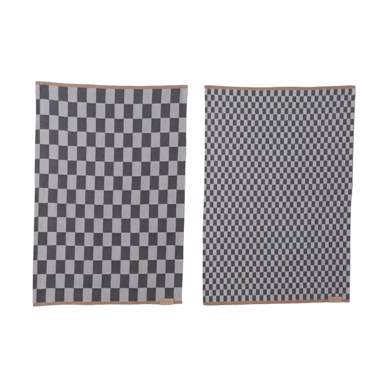 Mette Ditmer Mini-Max keukendoeken 2-pack Grijs, 50 x 70 cm