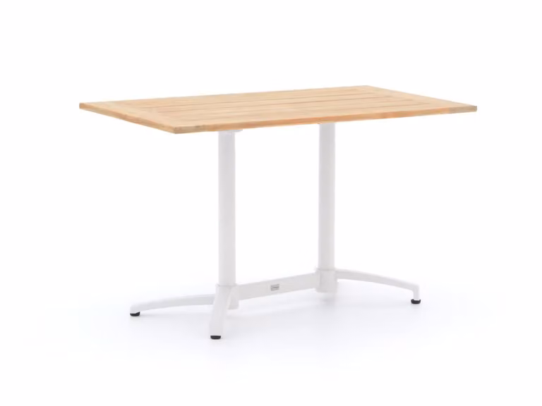 Bellagio Inklapbare Tuintafel van Teakhout, Rechthoekig, Bruin