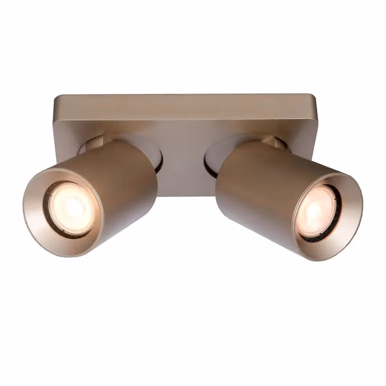 Artdelight Megano Dubbele Opbouwspot Champagne Goud/Messing