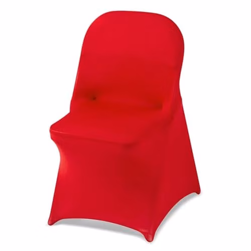 VEVOR Stoelhoezen 50 stuks Rood Polyester Elastane Stretch Hoezen voor Eetkamerstoelen B/D/H: 45 x 46 x 77 cm