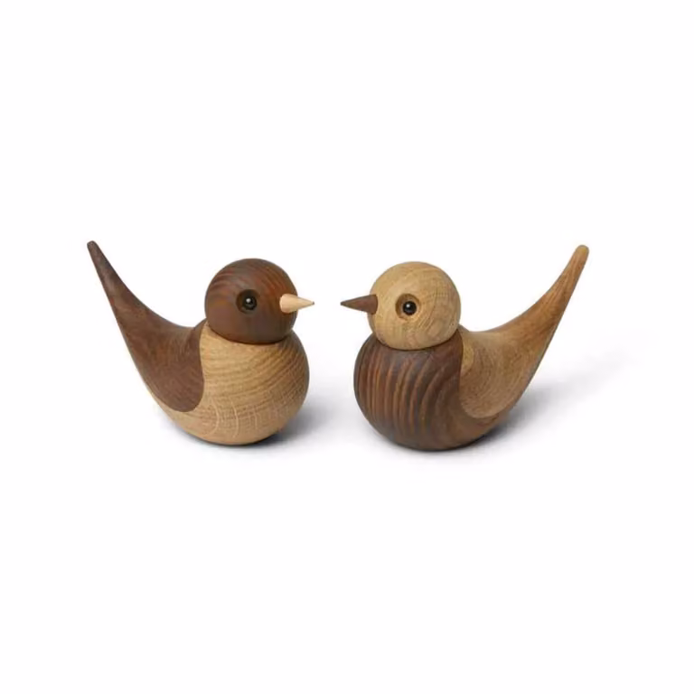 Spring Copenhagen Soulmates houten zwaluwen decoratie 2-delig