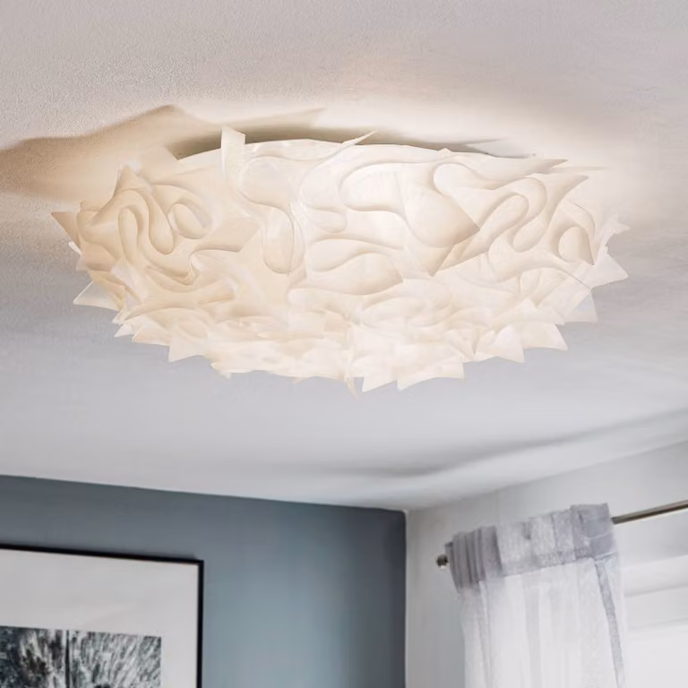 Slamp Veli design plafondlamp, rond, wit, diameter: 78 cm