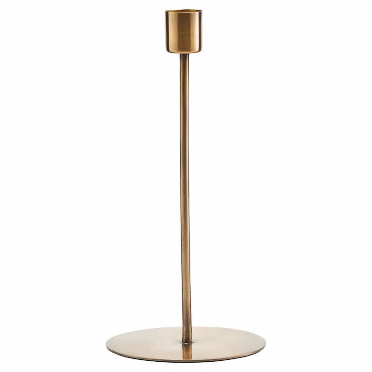 House Doctor Anit kandelaar antiek messing goud hoogte: 20 cm