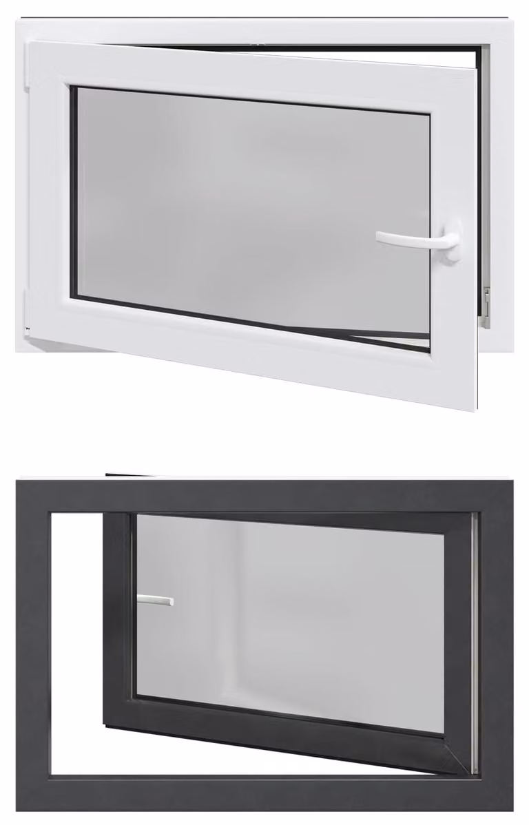 vidaXL Kipp- en draaikraam voor de kelder, model RISOR, 90 x 50 cm