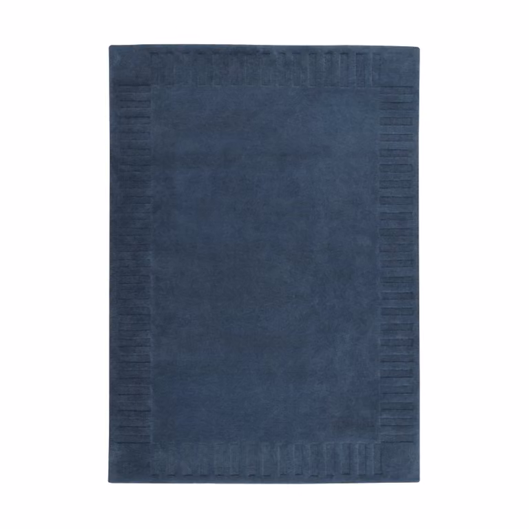Kateha Lea Original Wollen Vloerkleed Stormblue B/D: 200 x 300 cm