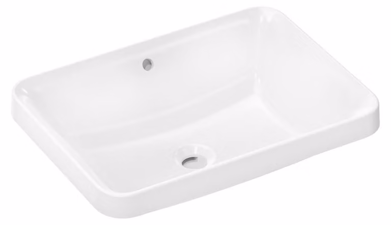 Hansgrohe Xuniva Q Inbouwwastafel, Wit, 55 x 40 cm