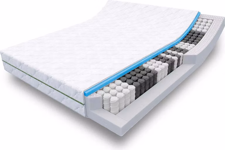 7 Zonen Sleezzz Smart pocketveringmatras, B/D/H: 120 x 200 x 21 cm, stevigheid H2/H3