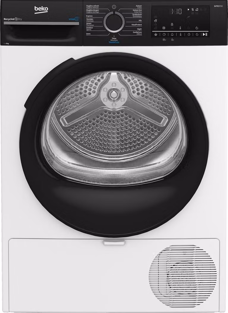 Beko BM3T3824B Warmtepompdroger - 8 kg - Energielabel B