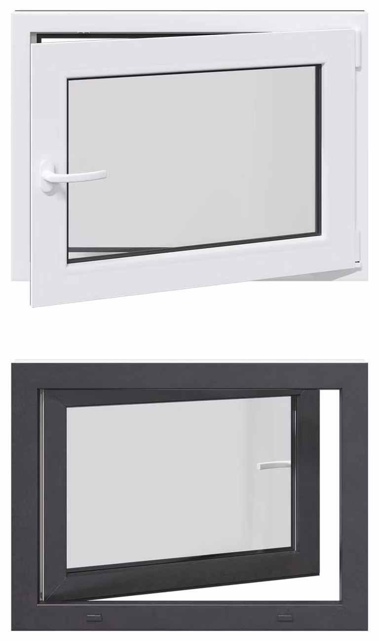 vidaXL Kipp- en draaikraam voor kelder, model RISOR, 60 x 100 cm