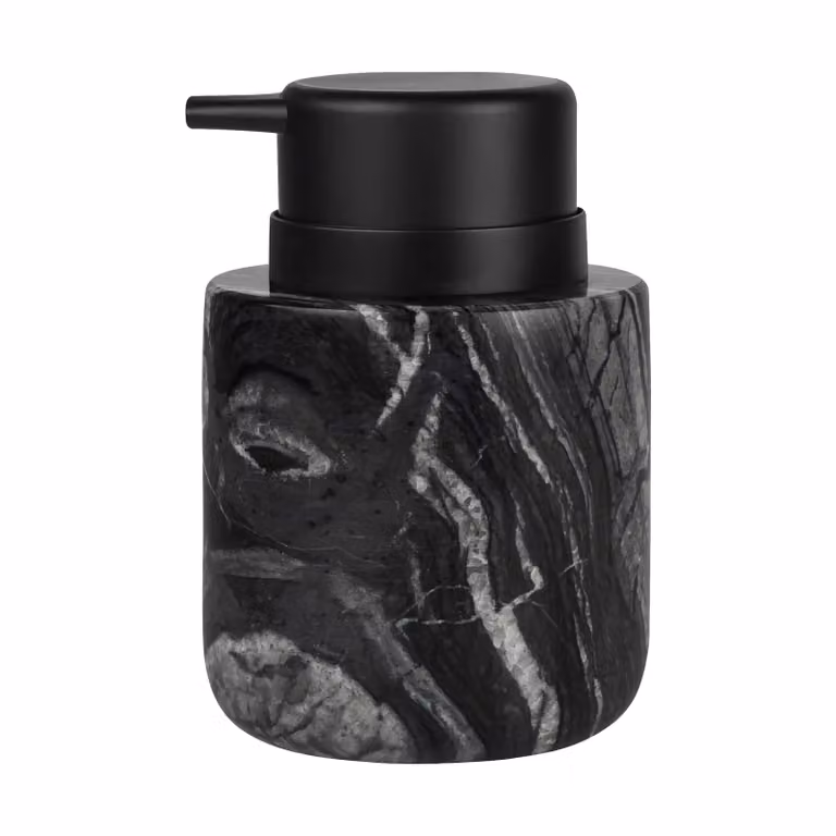 Mette Ditmer Marble zeeppomp Zwart-grijs Hoogte: 12,5 cm
