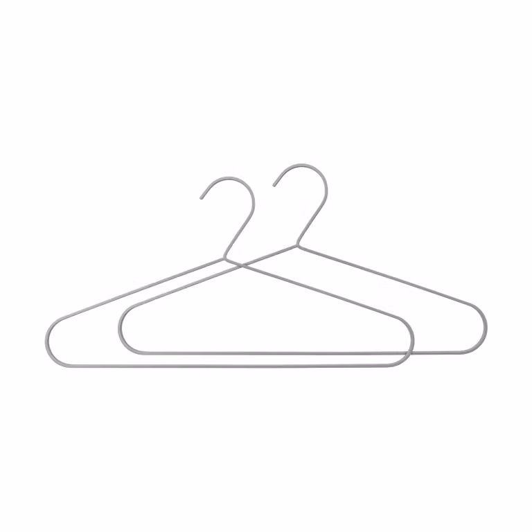 Mette Ditmer Hang-it kledinghanger 2-pack Zilverkleurig