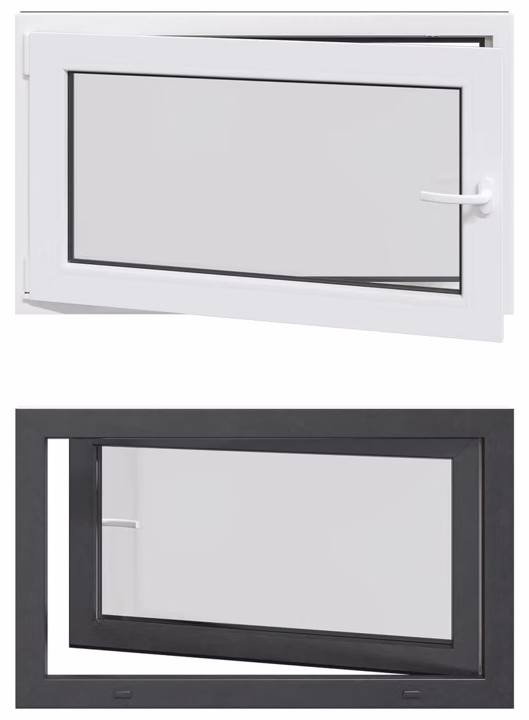 vidaXL Kipp- en draaikraam voor kelder, model RISOR, B: 100 cm, D: 60 cm