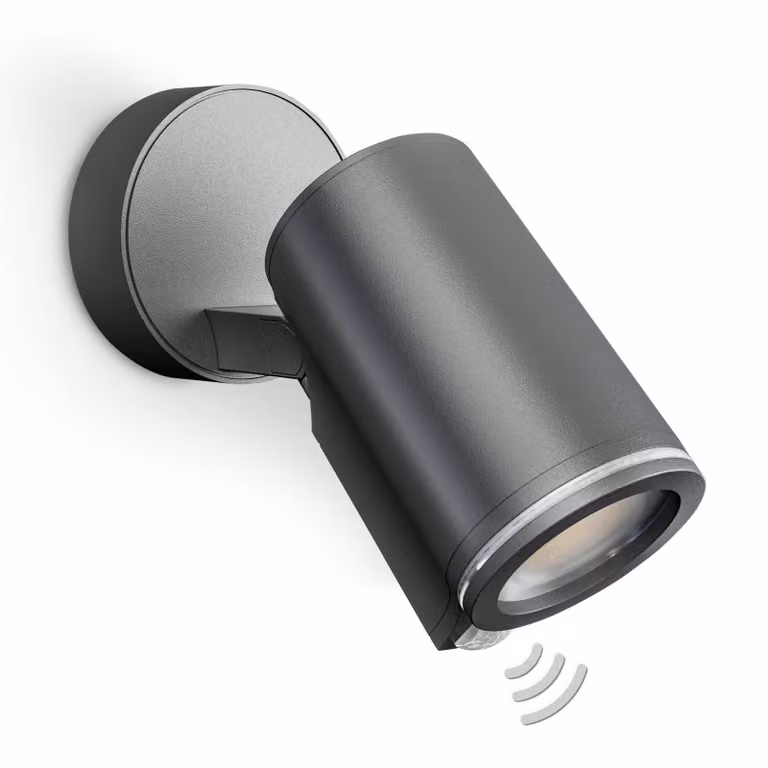 Steinel One SC Smart Sensor LED-buitenwandlamp, zwart, IP44