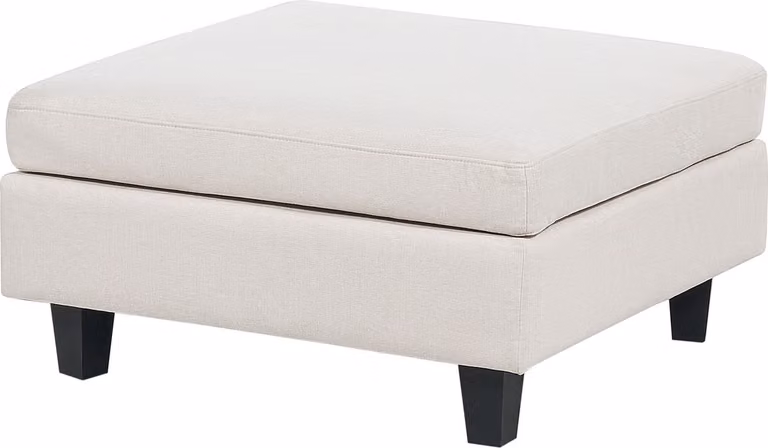 Unstad Hocker Lichtbeige Polyester