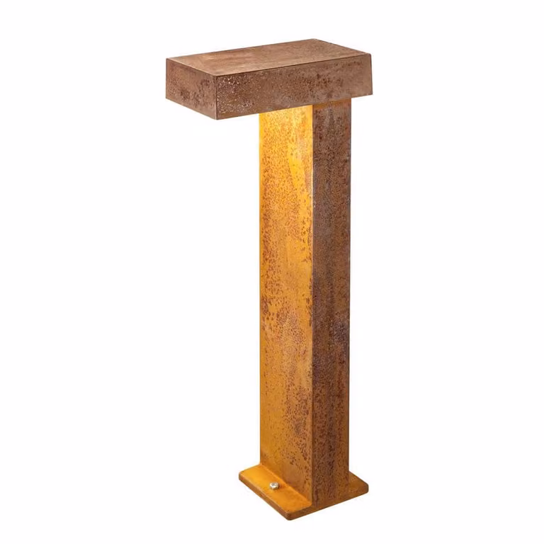 SLV Rusty LED padverlichting, roestbruin, Hoogte: 70 cm