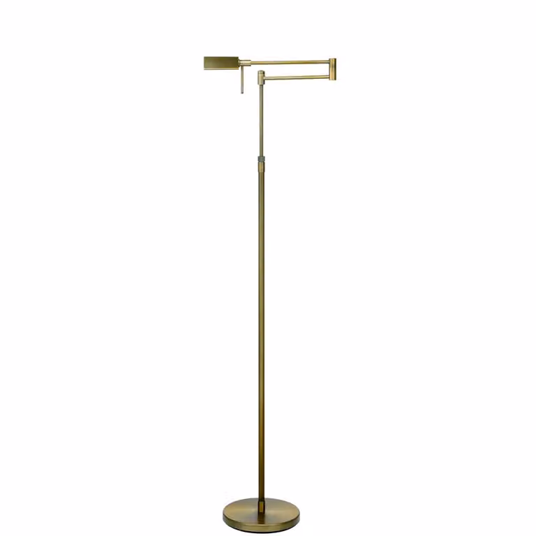 Klassieke Mini Bari LED leeslamp Highlight in koper brons V4108.32