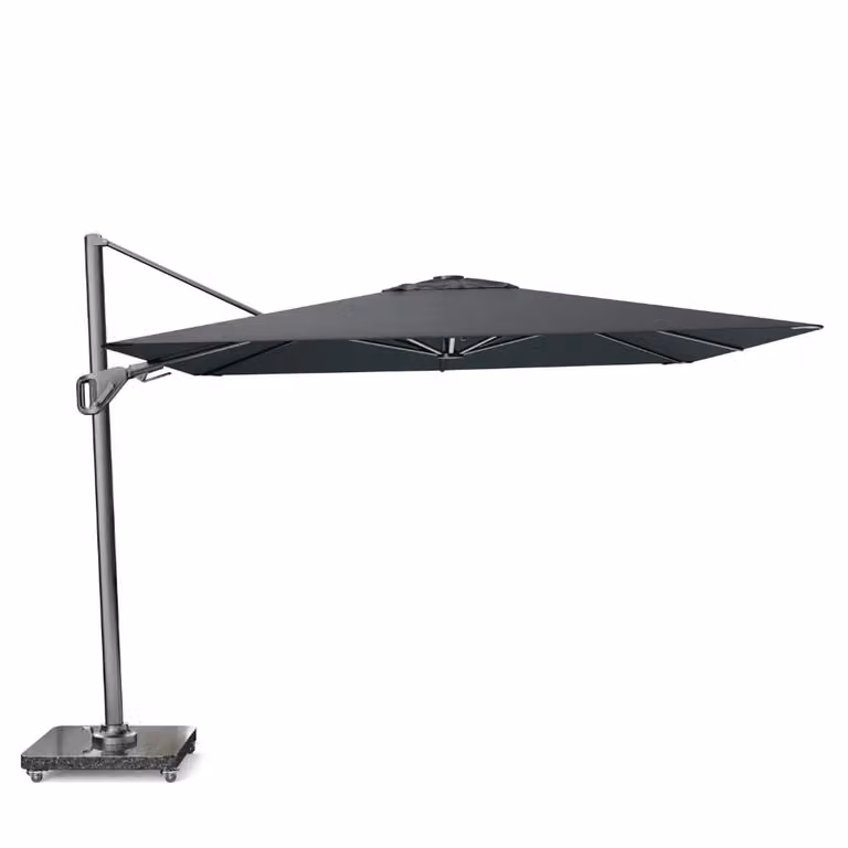 Platinum Nexus T² zweefparasol met premium doek in black, B/D/H: 300 x 300 cm