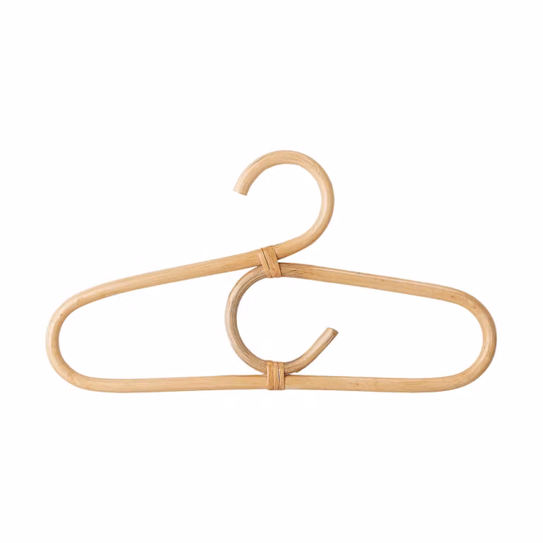 Bloomingville Aranya kleerhanger rotan beige/bruin B: 17 cm, D: 30 cm