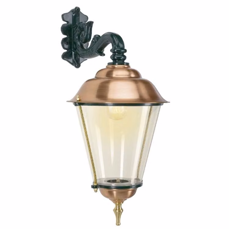 Nostalgische wandlamp Schardam zwart van KS Verlichting
