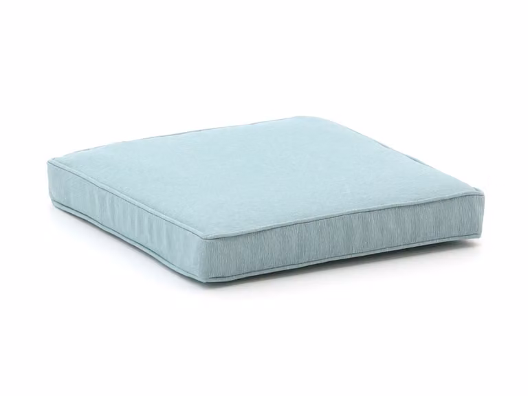 Madison Zit- en Voetenbankkussen voor Tuin - Blauw - Katoen/Polyester