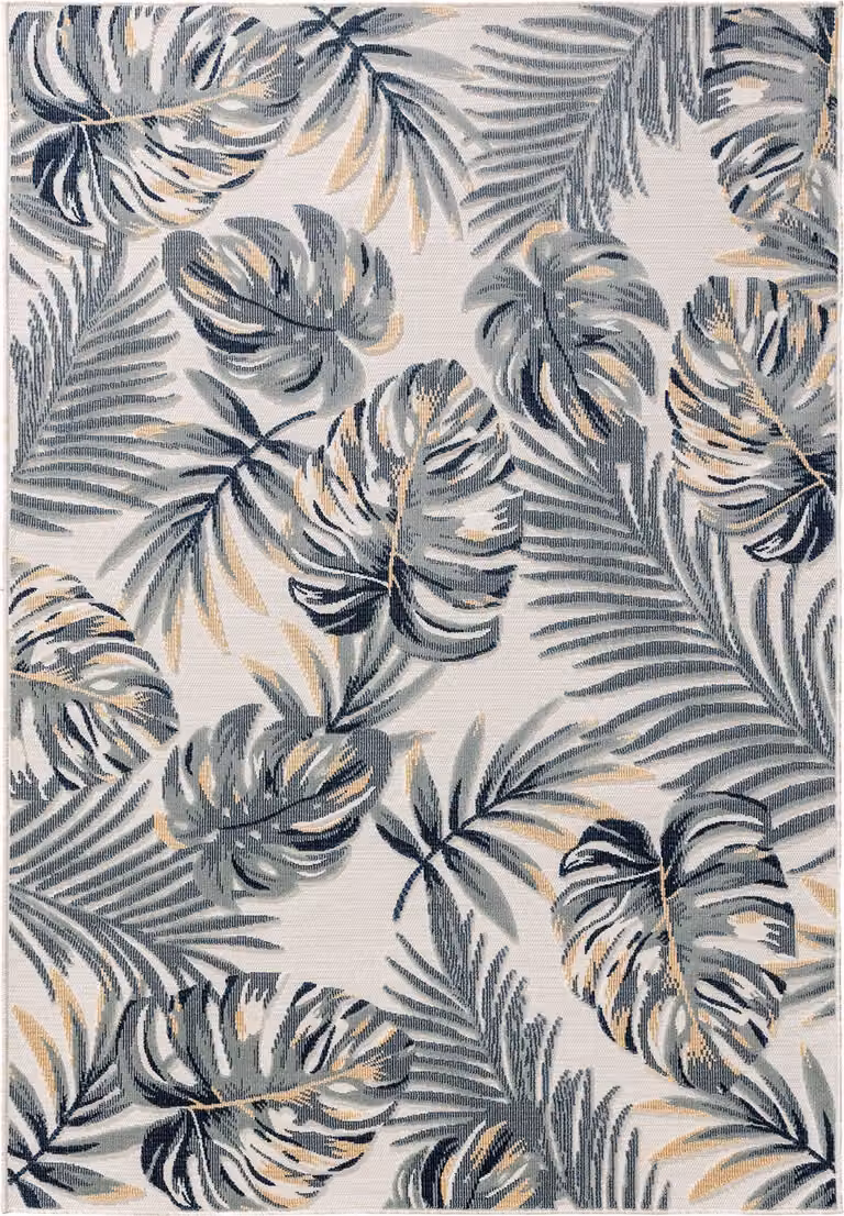 Interiyou Florenz Binnen- en buitentapijt, meerkleurig, bloemmotief, 200 x 300 cm