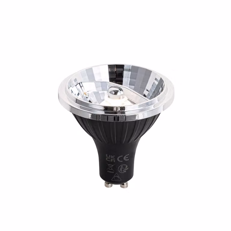LUEDD GU10 LED lamp dimbaar, 6.5W, 600 lm, 2700K warm wit, wit