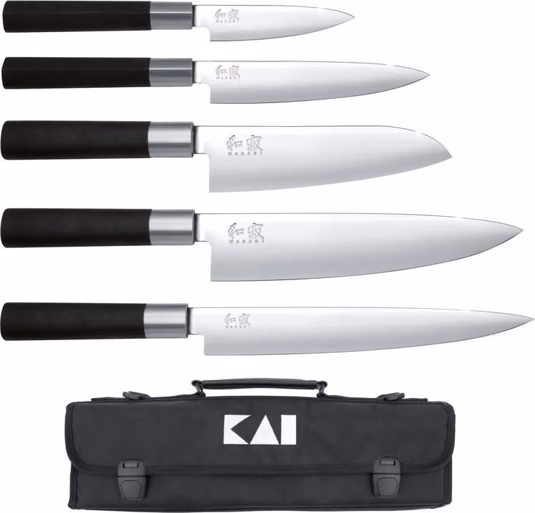 Kai DM-0781EU67 Santoku Messenset met etui, 5 stuks