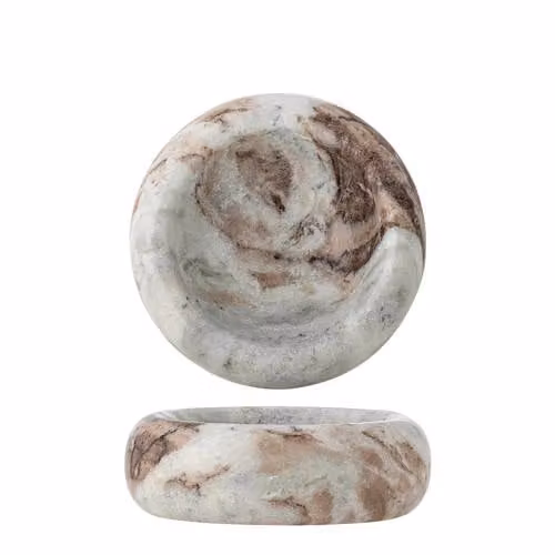 Bloomingville Indah decoratieschaal, beige en multicolour, Ø 15 cm