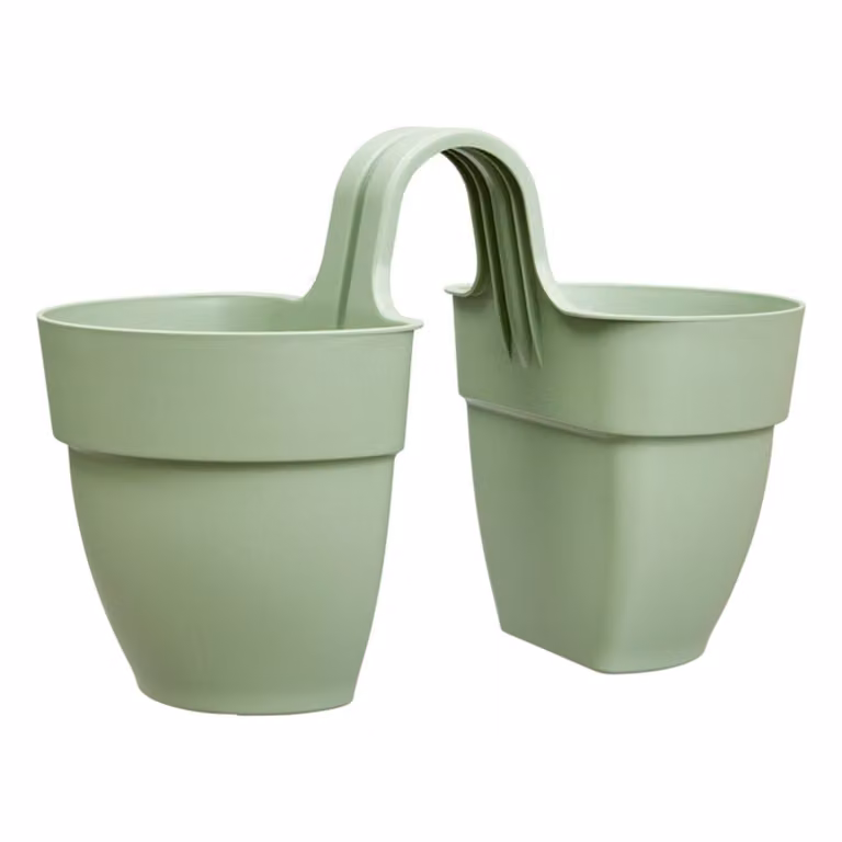 Elho Vibia Campana Flower Twin 21 Vensterbak Pistachegroen