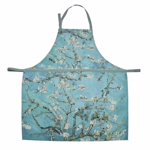 Beddinghouse x Van Gogh Museum Blossom blue keukenschort voor volwassenen