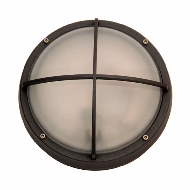 Franssen Docks Ronde Buitenlamp - Grafiet Grijs - Diameter: 26 cm
