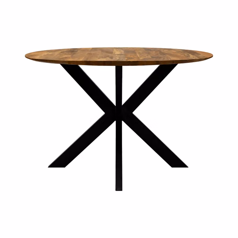 Kick Collection Jake Ronde Eettafel - Bruin - 120 cm