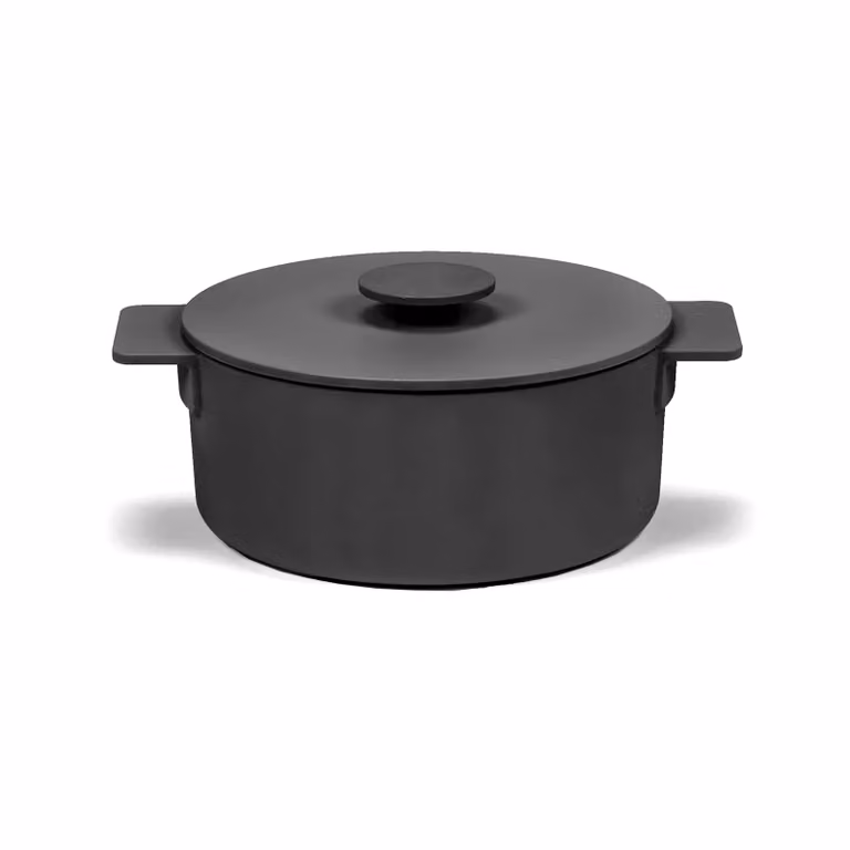 Serax Surface gietijzeren braadpan zwart 2 l