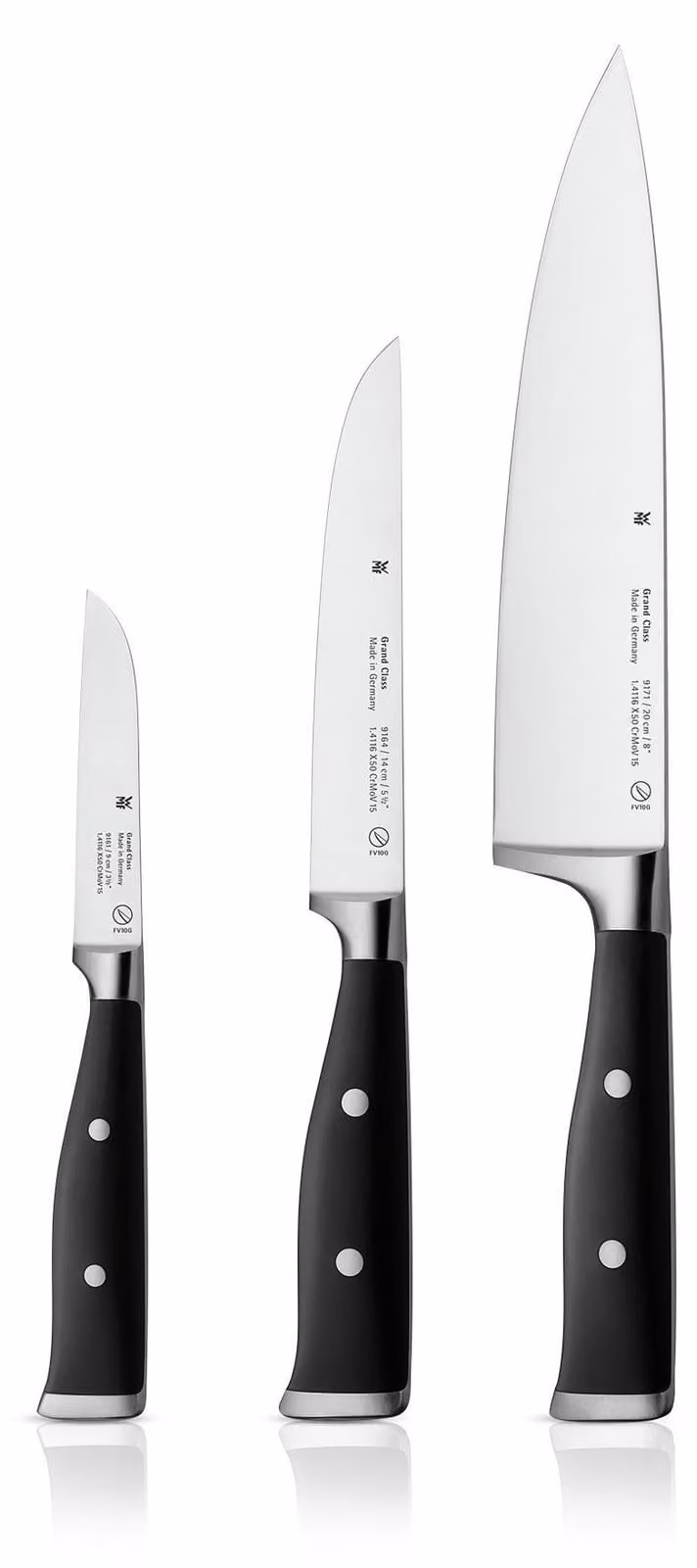 WMF Grand Class 3-delige messenset met chefmes