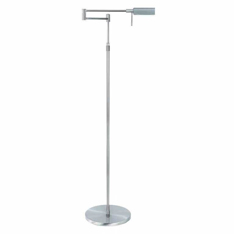 Highlight Klassieke LED vloerlamp New Bari - Zilver