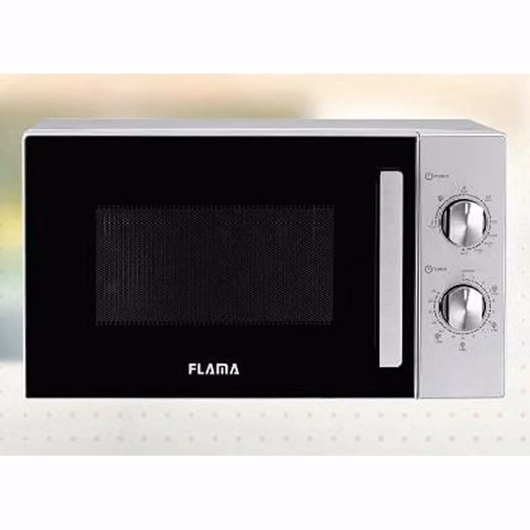 Flamatech Flama 1803FL combi-oven met werkblad, 20 liter, 700 watt, zilverkleurig