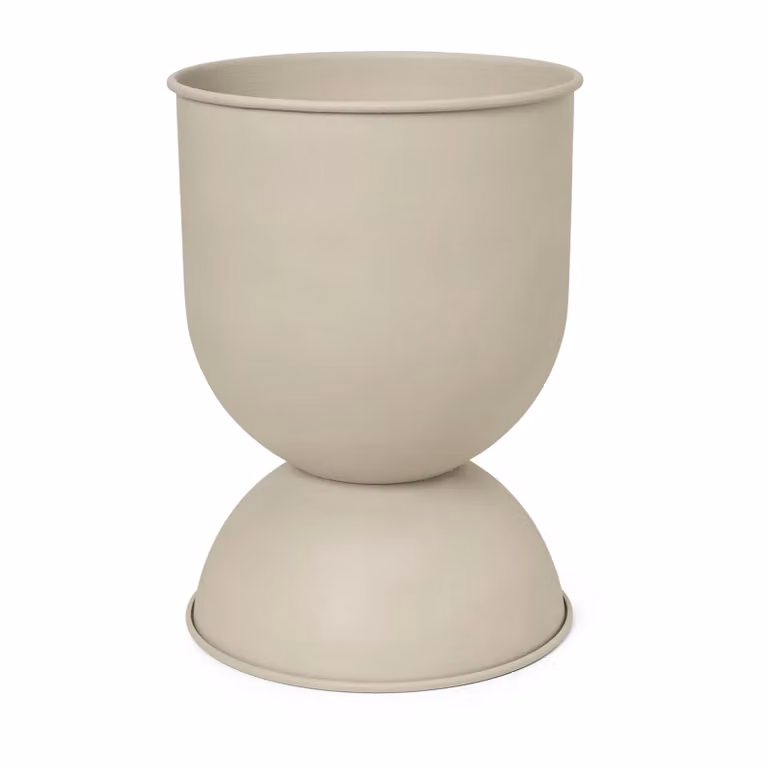 Ferm Living Hourglass bloempot groot Ø50 cm Cashmere