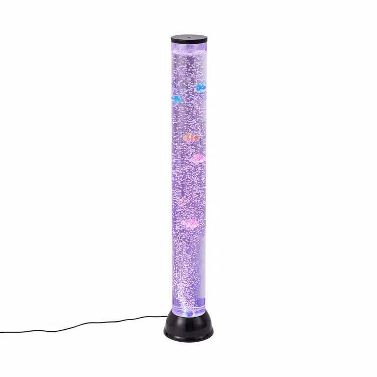 Qazqa Bubbelbuis met RGB LED - Zwart - 90 cm