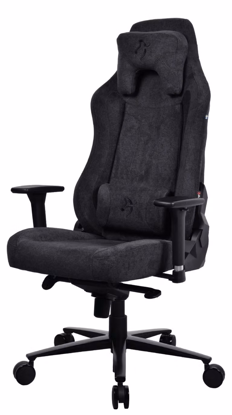 Arozzi Vernazza Gaming Stuhl Pure Black SoftFabric