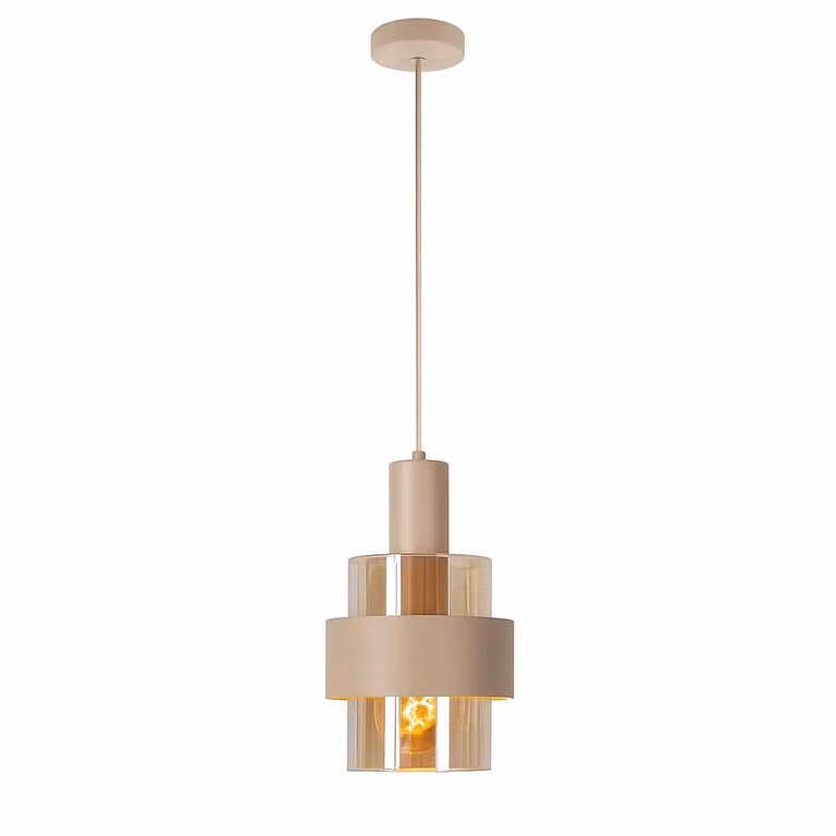 Highlight Marrone Hanglamp beige en bruin Ø 18 cm