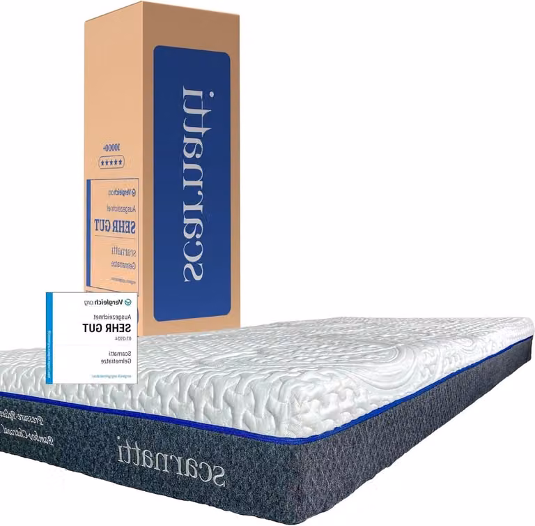 Koudschuim Matras met Gelschuim en 7-Zone Ergonomie - Wit - B/D/H: 120 x 200 cm