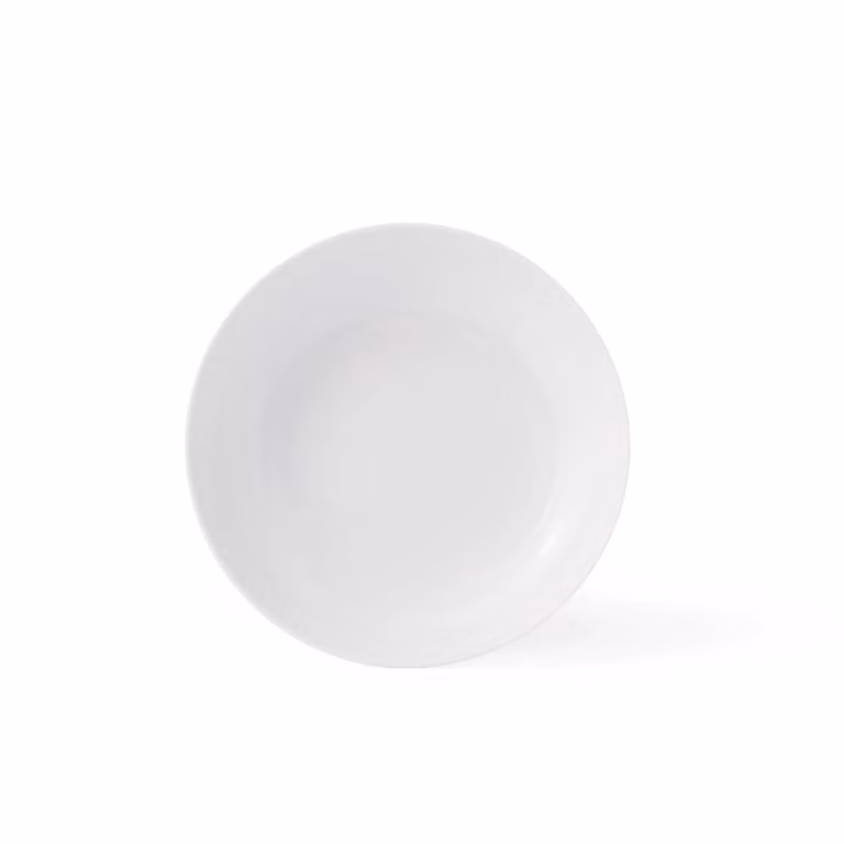 Lyngby Porcelæn Rhombe diep bord wit Ø 20 cm