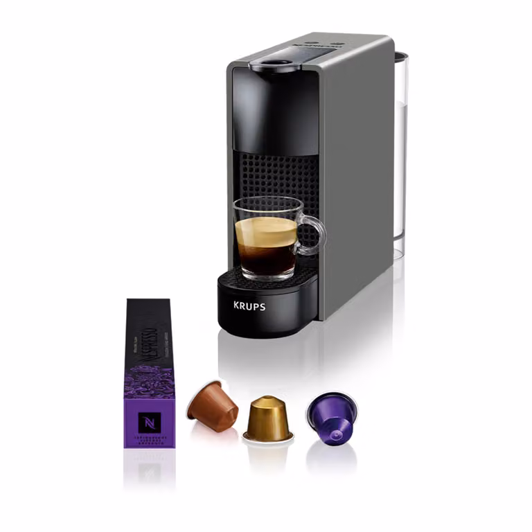 Krups Nespresso Original Essenza Mini koffiemachine, Grijs