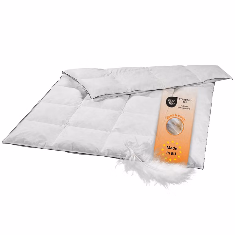 Sleepling Licht donsdekbed met 20% dons en 80% veren, 135 x 200 cm