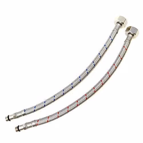 Flexibele MonoBloc Tap Connectors Staarten M12 x 1/2" BSP x 300mm