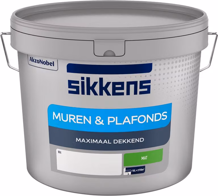 Sikkens Muren & Plafonds Wit 10 L