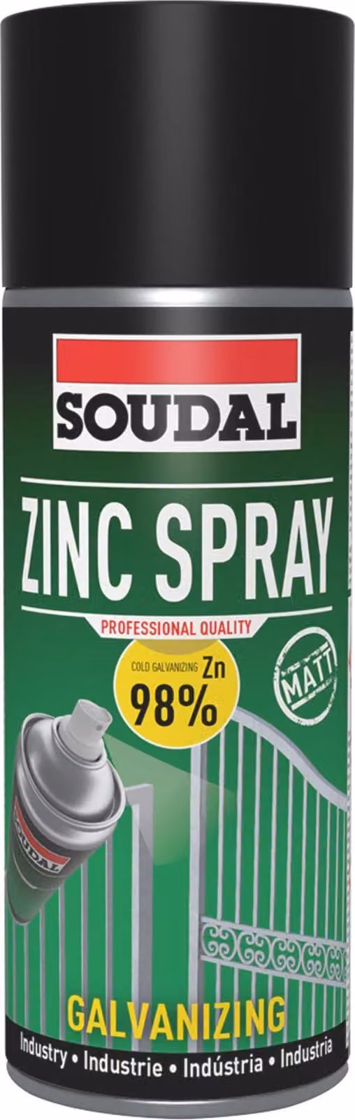 Soudal Zinkspray donker 400 ml