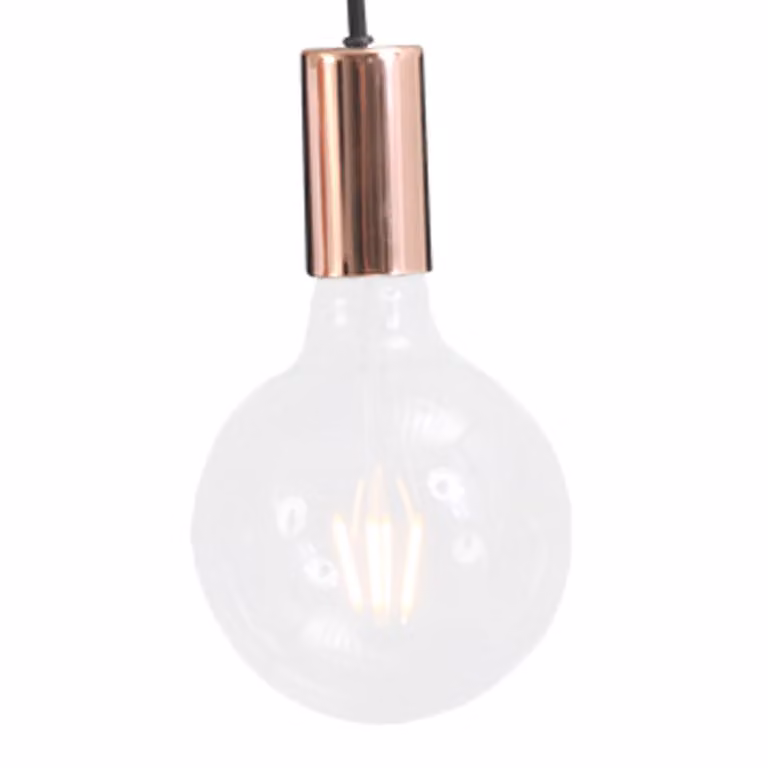 Masterlight Concepto pendellamp - Roodkoper met zwart