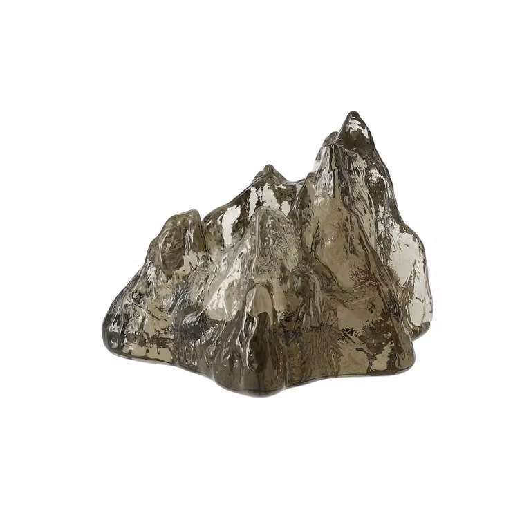 Kosta Boda The Rock waxinelichthouder Taupe 91 mm