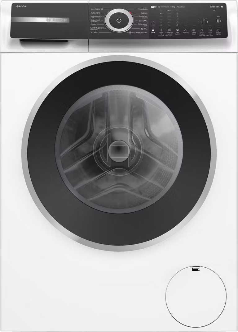 Bosch WGH244A7NL Serie 6 Wasmachine met stoom, 9 kg, 1400 rpm, i-Dos en Iron Assist